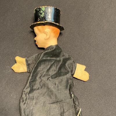Antique Edgar Bergen's Genuine Charlie McCarthy Inc Made in USA by Ideal Hand Puppet