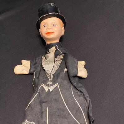Antique Edgar Bergen's Genuine Charlie McCarthy Inc Made in USA by Ideal Hand Puppet