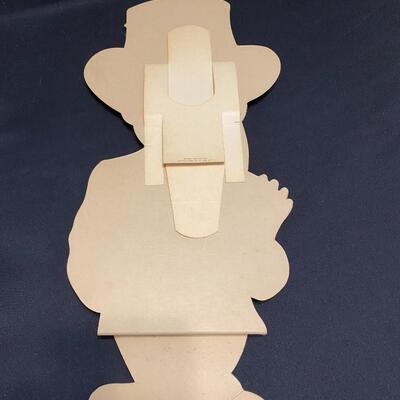 Charlie McCarthy 21 Inch Cut Out Cardboard Display Puppet with Moving Mouth