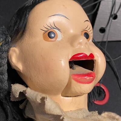Vintage Pair 1950s Howdy Doody Marionette and Princess Playthings Puppet