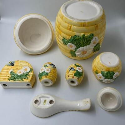 Bee Hive Cookie Jar