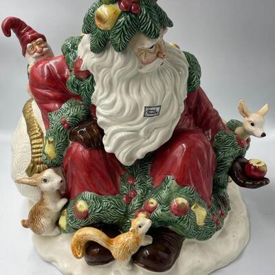 Fitz and Floyd Woodland Santa