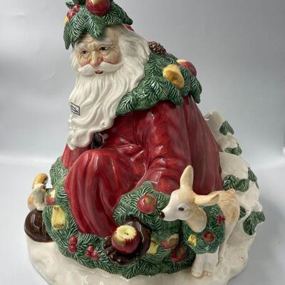 Fitz and Floyd Woodland Santa