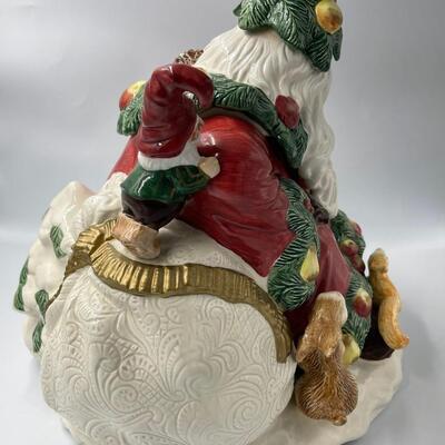 Fitz and Floyd Woodland Santa