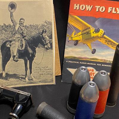 Large Lot of 1930s Aviation Jack Armstrong Ephemera Collectibles and Toys