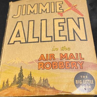 Large Lot of Antique Jimmie Allen Ephemera Collectibles Wings Pins Knife and Photos