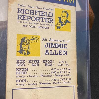 Large Lot of Antique Jimmie Allen Ephemera Collectibles Wings Pins Knife and Photos