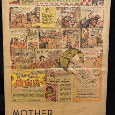 Lot of 1930s and 1940s Tom Mix Comics Ephemera Buttons Pins Pocket Knife and Collectibles
