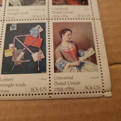 Stamps sheet 1974 unused