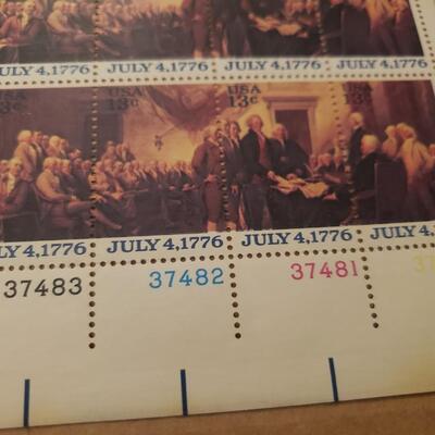 Stamps sheet unused 1976 bycentennial