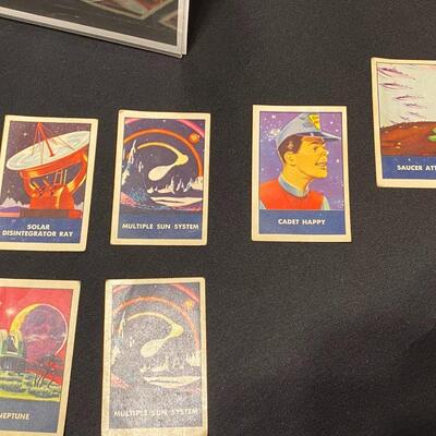 Lot of 1950s Space Cadet Space Patrol Ephemera Button Patch Pin Ring and Cards