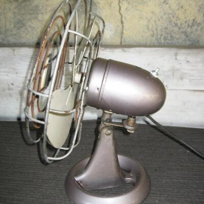 MS Vintage Emerson Electric Oscillating Desktop Fan 11
