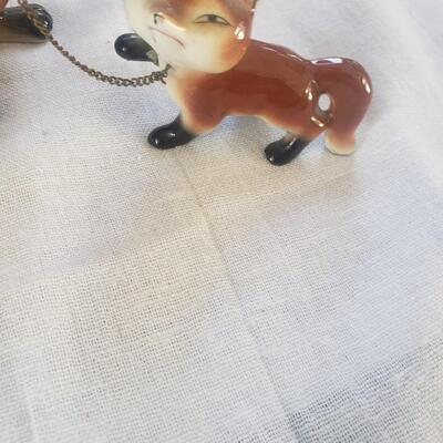 Fox figurines Japan