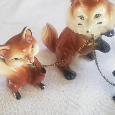 Fox figurines Japan