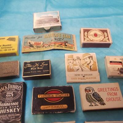 vintage match book collection