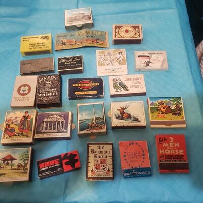 vintage match book collection