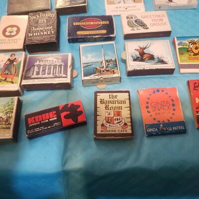 vintage match book collection
