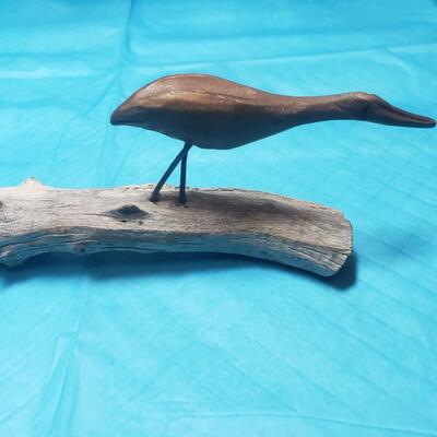 Wooden figurine bird