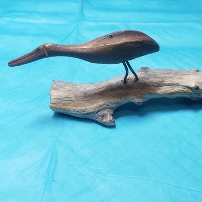 Wooden figurine bird