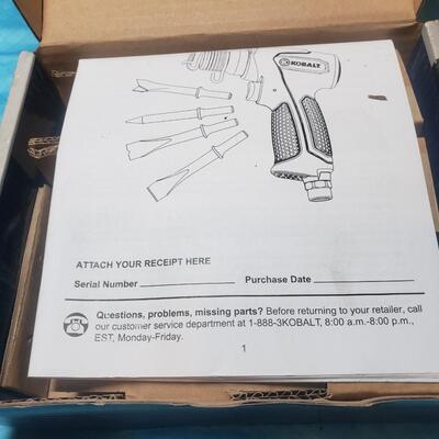 Kobalt Air hammer complete
