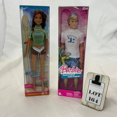 -164- Cali Girl Barbie (2004) | Fiesta Tropical Ken (2005)