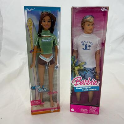 -164- Cali Girl Barbie (2004) | Fiesta Tropical Ken (2005)