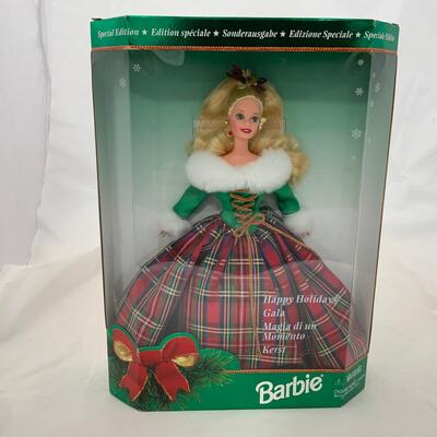 -170- Happy Holidays Gala Barbie (1995)