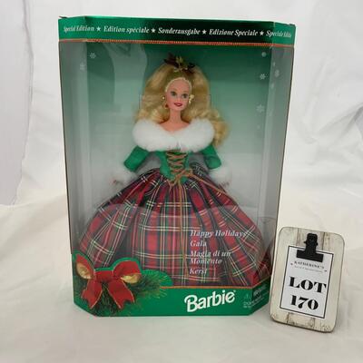 -170- Happy Holidays Gala Barbie (1995)