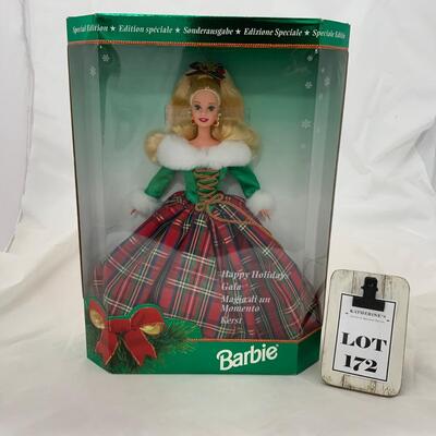-172- Happy Holidays Gala Barbie (1995)
