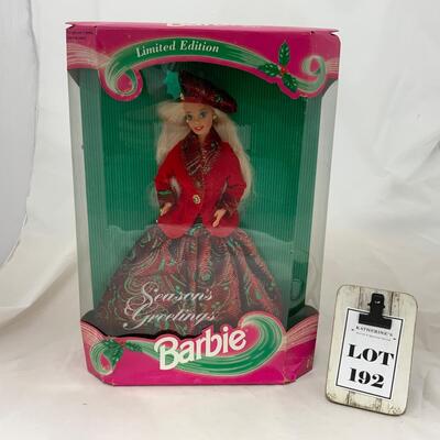 -192- Seasonâ€™s Greetings Barbie (1994) | Limited Edition