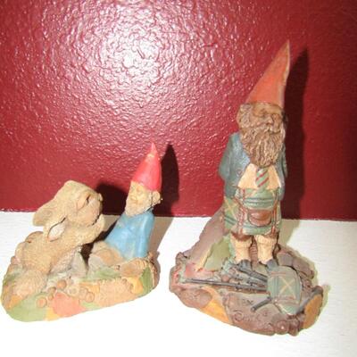 LOT 73  TWO CAIRN GNOMES 