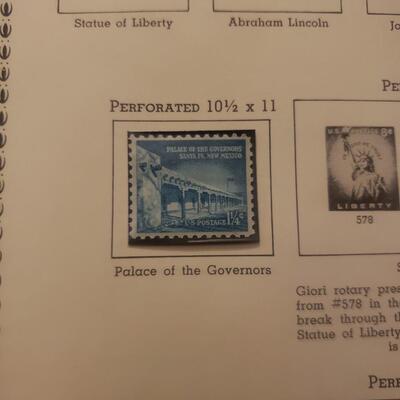 Minkus 1968 American regular issue stamp album 30 m&u stamps