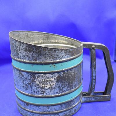 Vintage flour sifter
