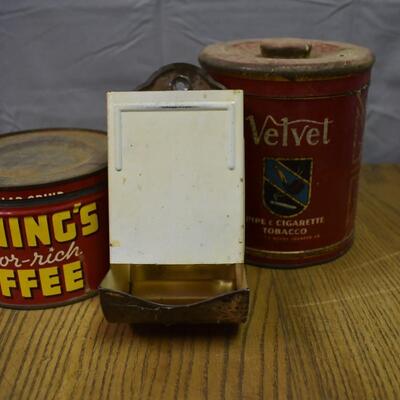 Match box holder lot