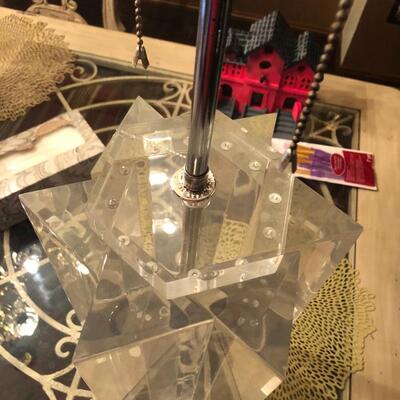 Lucite lamp