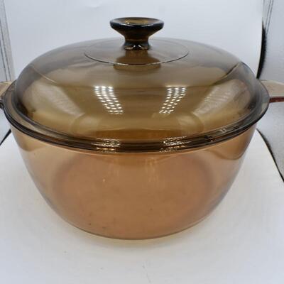 Large Round Corning Ware Dish