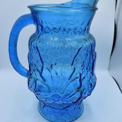 Aqua Blue Pitcher