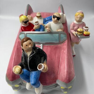 Lotus Pink Drive In Cookie Jar