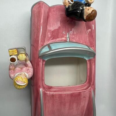 Lotus Pink Drive In Cookie Jar