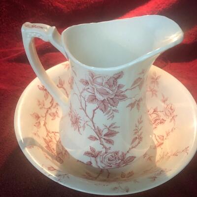 Pitcher and bowl