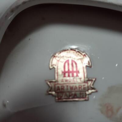 Ardalt hand painted vintage candy dish