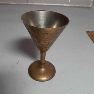 Vintage 3.6in solid Brass cup