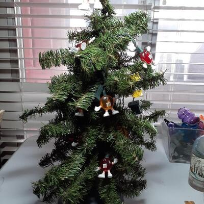 22in tall m and m lights Christmas tree