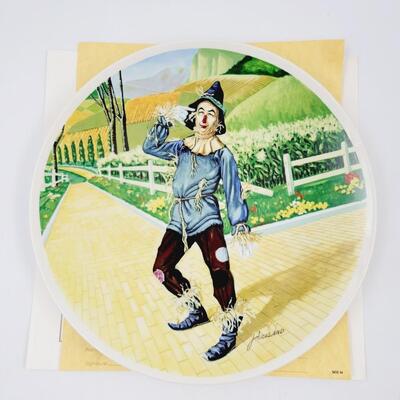 KNOWLES "IF I ONLY HAD A BRAIN" WIZARD OF OZ COLLECTORS PLATE