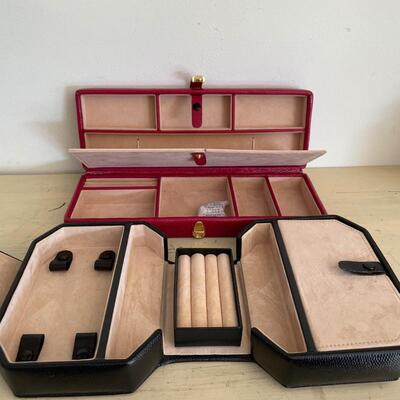 ST duo of jewelry cases by Wolf.