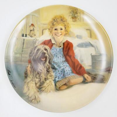 KNOWLES "ANNIE & SANDY" ANNIE MOVIE COLLECTORS PLATE