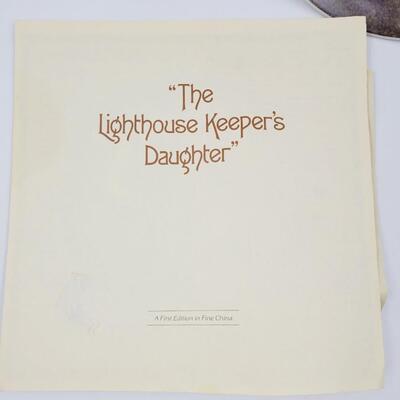 KNOWLES "THE LIGHTHOUSE KEEPERS DAUGHTER" NORMAN ROCKWELL COLLECTORS PLATE