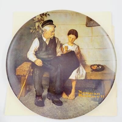 KNOWLES "THE LIGHTHOUSE KEEPERS DAUGHTER" NORMAN ROCKWELL COLLECTORS PLATE