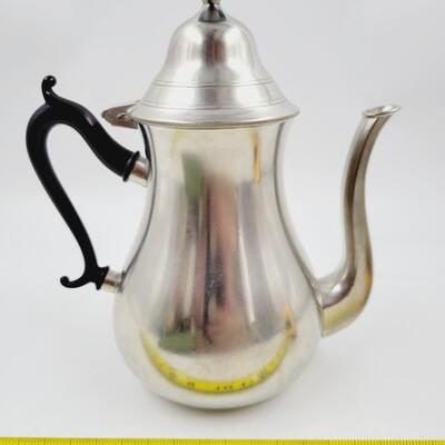 ROYAL HOLLAND SLEEPY HOLLOW PEWTER TEA/ COFFEE / CREAMER / SUGAR SET