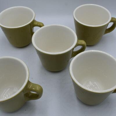 Avocado green mugs